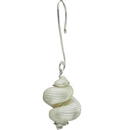 Pearl Spiral/Sterling Ornament